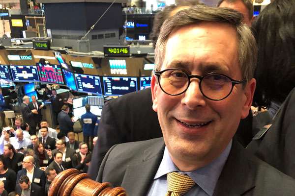 LaBranche rings bell on Wall Street