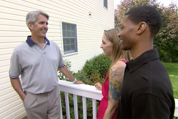 Stevens meets with young homebuyers on Lifetime TV show